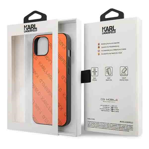 KARL LAGERFELD - Karl Lagerfeld iPhone 13/14/15 Mobilskal MagSafe Perforated Allover
