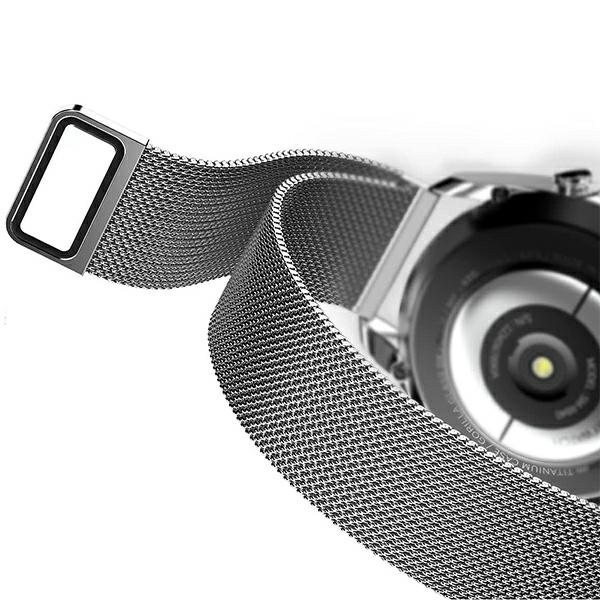 Mercury - Mercury Apple Watch 4/5/67/SE (42/44/45 mm) Armband Mesh - Silver