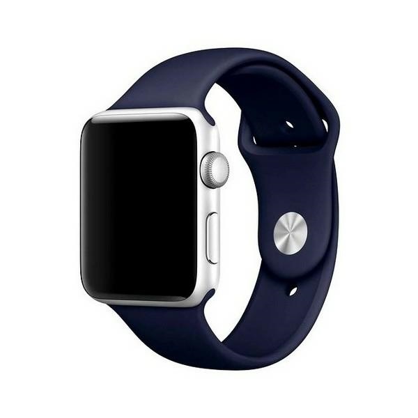 Mercury - Mercury Apple Watch 4/5/67/SE (42/44/45 mm) Armband Silikon - Navy
