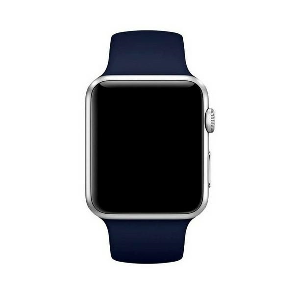 Mercury - Mercury Apple Watch 4/5/67/SE (42/44/45 mm) Armband Silikon - Navy