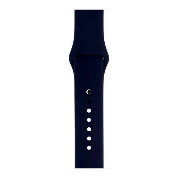 Mercury - Mercury Apple Watch 4/5/67/SE (42/44/45 mm) Armband Silikon - Navy