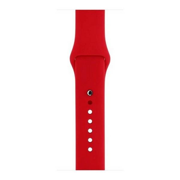 Mercury - Mercury Apple Watch 4/5/67/SE (42/44/45 mm) Armband Silikon - Röd
