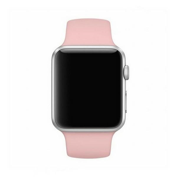 Mercury - Mercury Apple Watch 4/5/67/SE (42/44/45 mm) Armband Silikon - Rosa