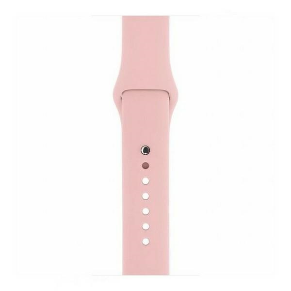 Mercury - Mercury Apple Watch 4/5/67/SE (42/44/45 mm) Armband Silikon - Rosa
