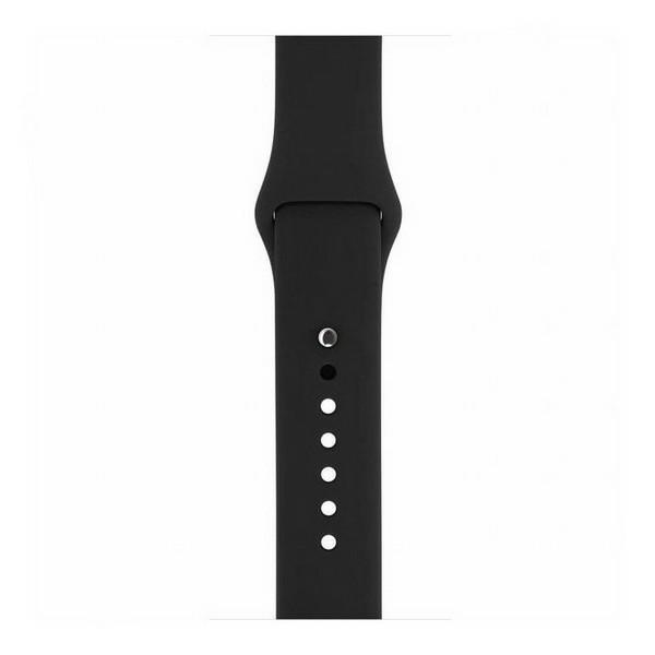 Mercury - Mercury Apple Watch 4/5/67/SE (42/44/45 mm) Armband Silikon - Svart