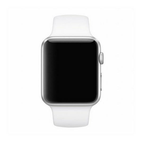 Mercury - Mercury Apple Watch 4/5/67/SE (42/44/45 mm) Armband Silikon - Vit