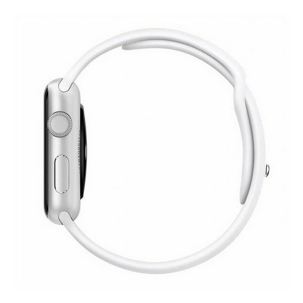 Mercury - Mercury Apple Watch 4/5/67/SE (42/44/45 mm) Armband Silikon - Vit