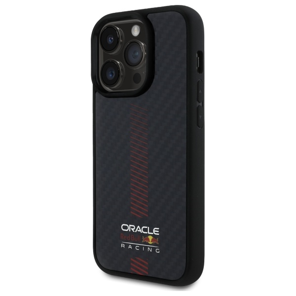 Red Bull - Red Bull iPhone 14 Pro Mobilskal MagSafe Carbon Fiber Power Bar