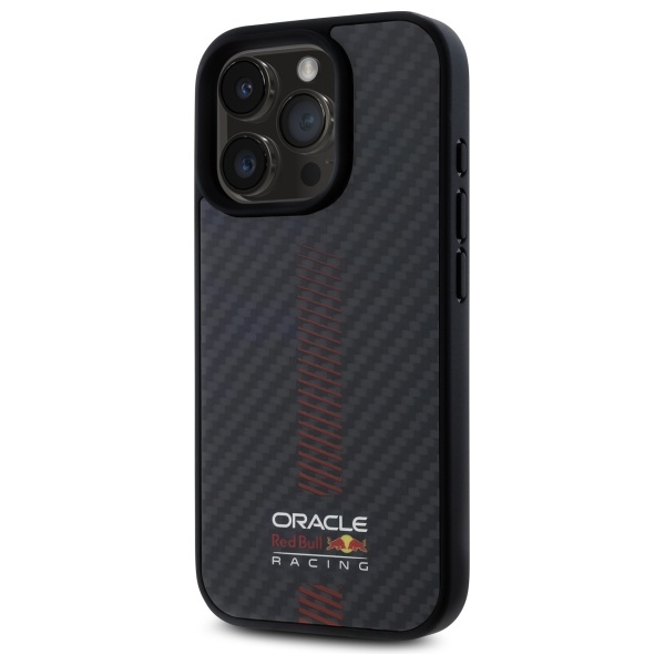 Red Bull - Red Bull iPhone 15 Pro Mobilskal MagSafe Carbon Fiber Power Bar