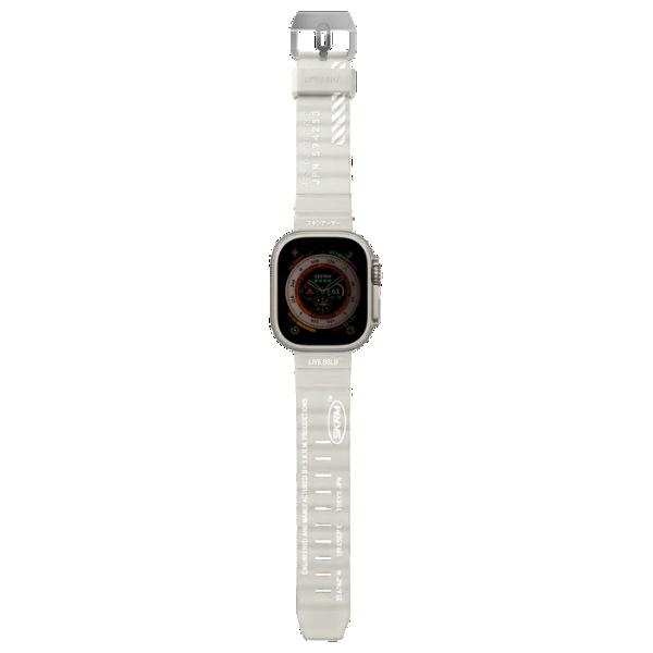 Skinarma - Skinarma Apple Watch 4/5/6/7/8/9/SE (44/45/49 mm) Armband Shokku - Vit