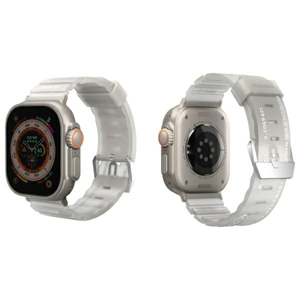 Skinarma - Skinarma Apple Watch 4/5/6/7/8/9/SE (44/45/49 mm) Armband Shokku - Vit
