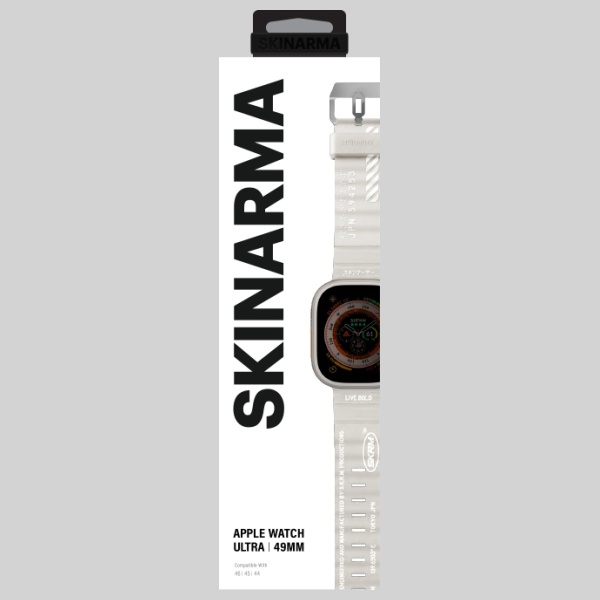 Skinarma - Skinarma Apple Watch 4/5/6/7/8/9/SE (44/45/49 mm) Armband Shokku - Vit