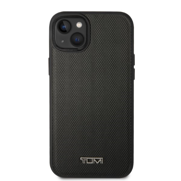 Tumi - Tumi iPhone 14/15/13 Mobilskal MagSafe Leather Balistic Pattern