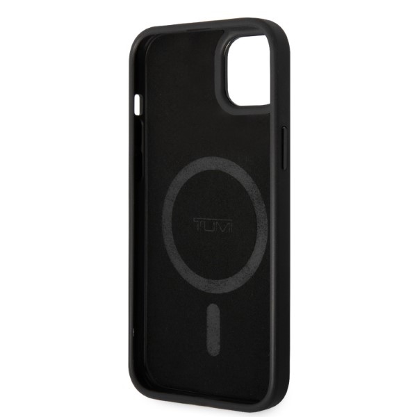 Tumi - Tumi iPhone 14/15/13 Mobilskal MagSafe Leather Balistic Pattern