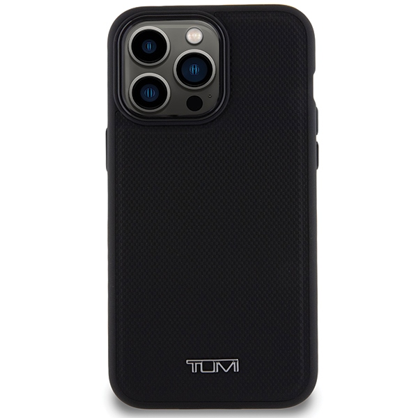 Tumi - Tumi iPhone 15 Pro Max Mobilskal MagSafe Leather Ballistic Pattern