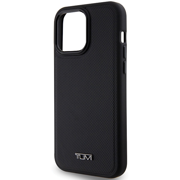 Tumi - Tumi iPhone 15 Pro Max Mobilskal MagSafe Leather Ballistic Pattern