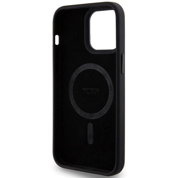 Tumi - Tumi iPhone 15 Pro Max Mobilskal MagSafe Leather Ballistic Pattern