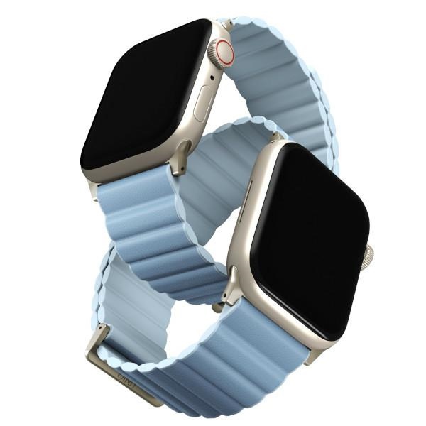 UNIQ - UNIQ Apple Watch (38/40/41 mm) Armband Revix - Vit/Blå