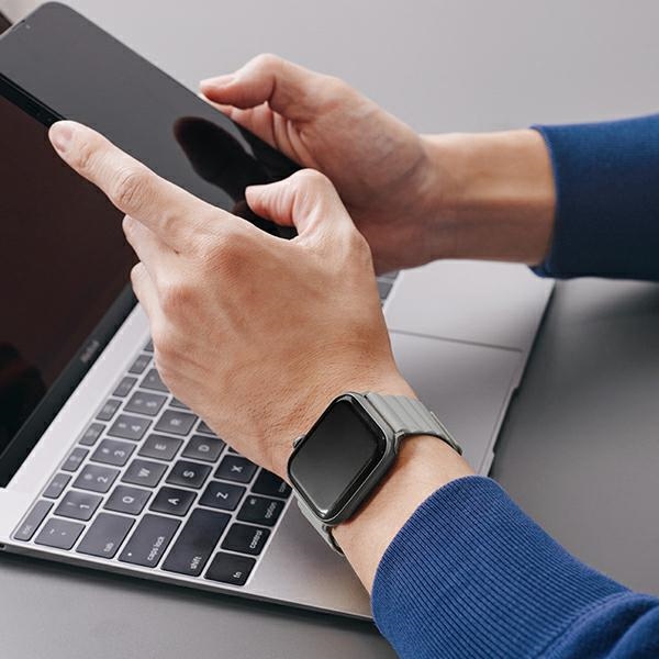 UNIQ - UNIQ Apple Watch (38/40/41mm) Armband Revix - Blå