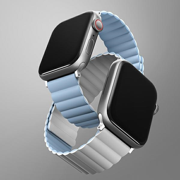 UNIQ - UNIQ Apple Watch (38/40/41mm) Armband Revix - Vit-Blå