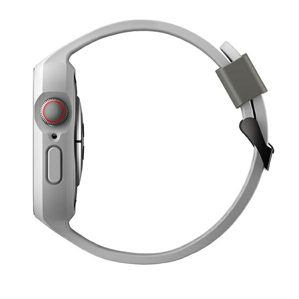 UNIQ - UNIQ Apple Watch 4/5/6/7/8/SE (44/45 mm) Armband + Skal Monos - Grå
