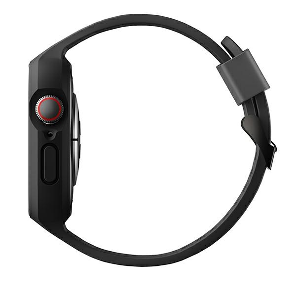 UNIQ - UNIQ Apple Watch 4/5/6/7/8/SE (44/45 mm) Armband + Skal Monos - Svart