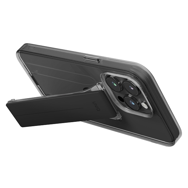 UNIQ - UNIQ iPhone 15 Pro Max Mobilskal MagSafe Heldro Mount Stand - Rökånga