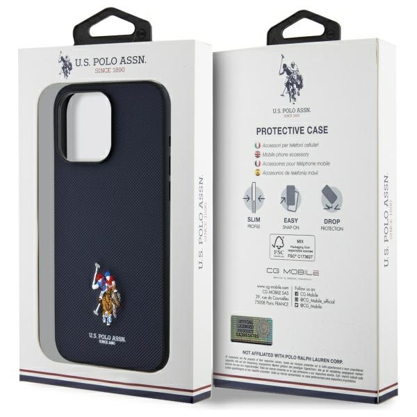 U.S. Polo Assn. - US Polo iPhone 15 Pro Max Mobilskal Embroidered DH Color