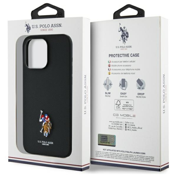U.S. Polo Assn. - US Polo iPhone 15 Pro Max Mobilskal Embroidered DH Color