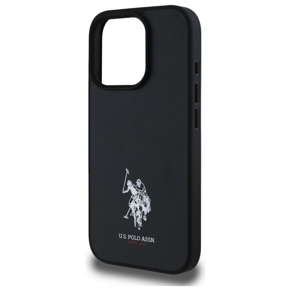 U.S. Polo Assn. - US Polo iPhone 15 Pro Max Mobilskal Leather Embroidered