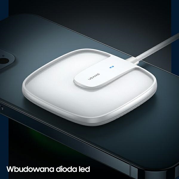 USAMS - USAMS Induktionsladdare US-CD159 Magnetisk W1 15W iPhone 12 - Svart