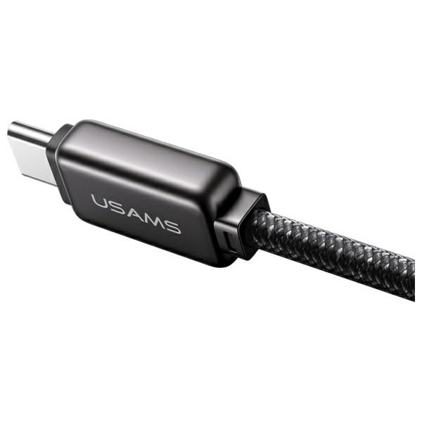 USAMS - USAMS Meteor Series USB-C/USB-C Kabel 100W 1,2 m SJ744USB0 – Silver