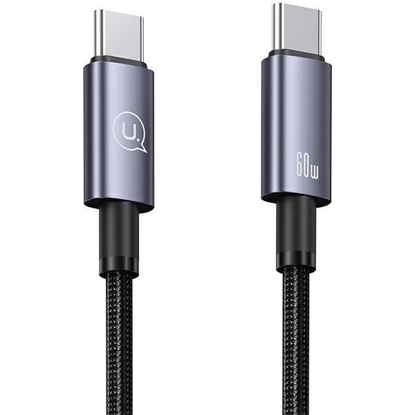 USAMS - USAMS SJ661 USB-C/USB-C Kabel 60W 1,2 m (US-SJ661) – Stål