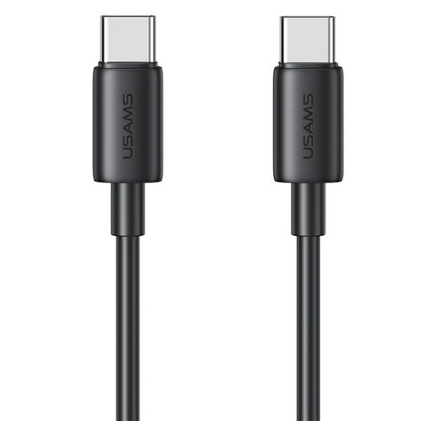 USAMS - USAMS SJ711 YD Series USB-C/USB-C Kabel 60W 1 m (US-SJ711) – Svart