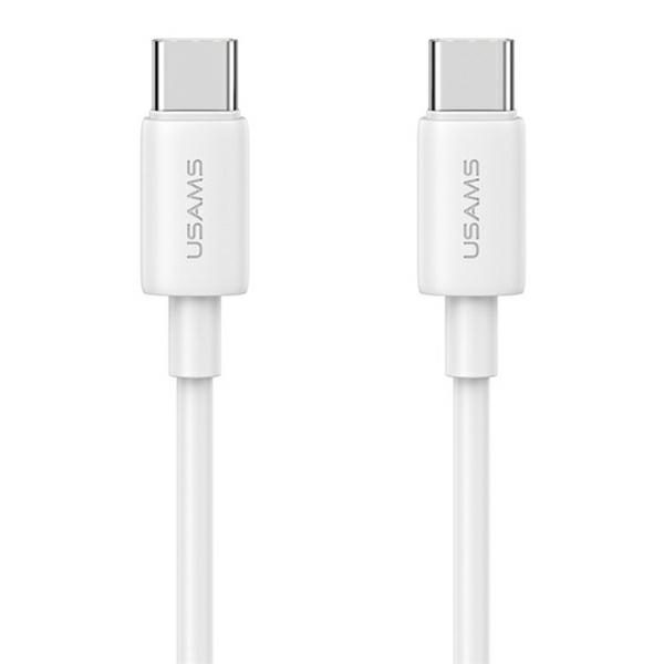 USAMS - USAMS SJ711 YD Series USB-C/USB-C Kabel 60W 1 m (US-SJ711) – Vit