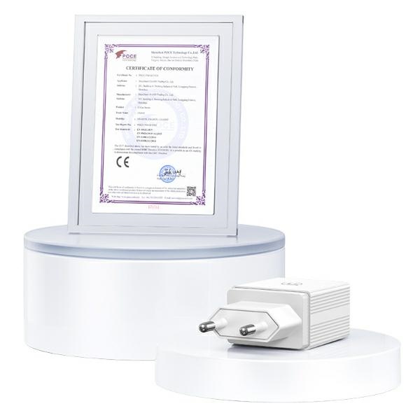 USAMS - USAMS Väggladdare 2xUSB-A + USB-C/USB-A kabel HC-serien HCXLTZ03 – Vit
