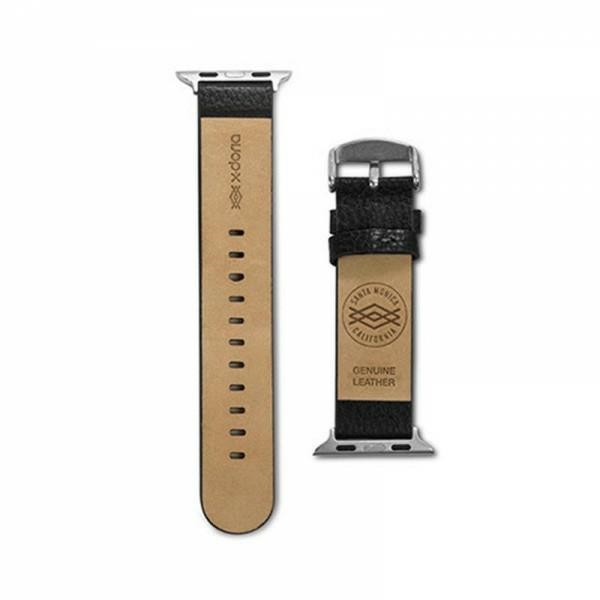 X-Doria - X-Doria Lux Apple Watch Armband 1/2/3/7/8 (38/41mm) - Svart
