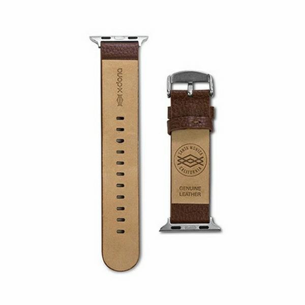 X-Doria - X-Doria Lux Apple Watch Armband 4/5/6/7/SE (38/40/41mm) - Brun