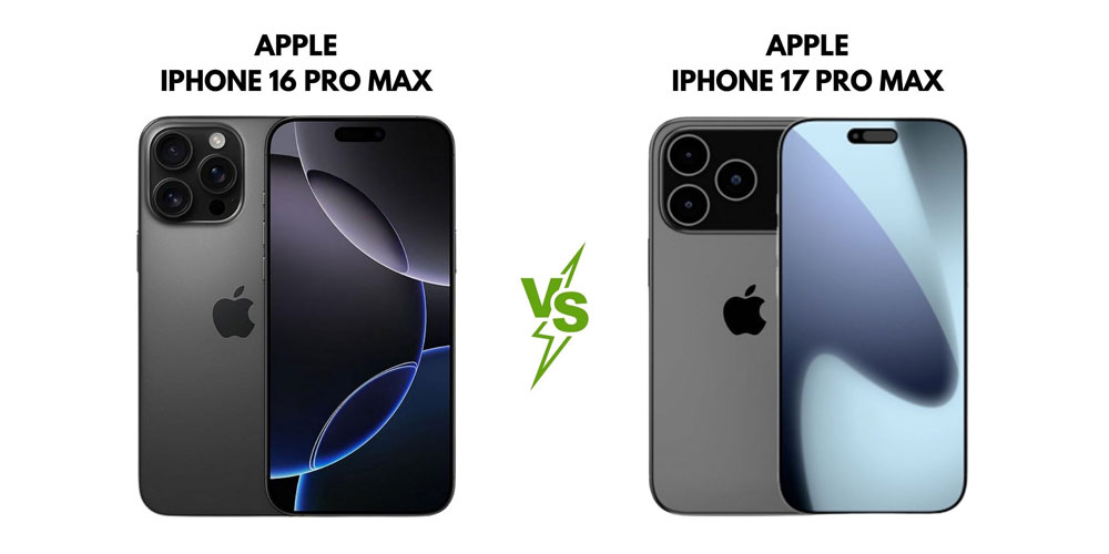 iPhone 17 Pro Max vs iPhone 16 Pro Max jämförelse design skillnader