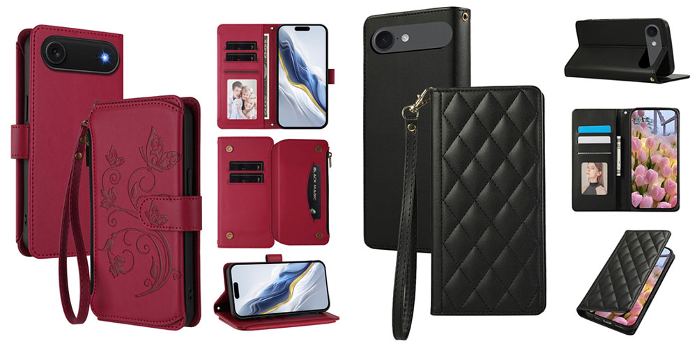 iPhone Air plånboksfodral skydd ultra tunn premium kvalitet