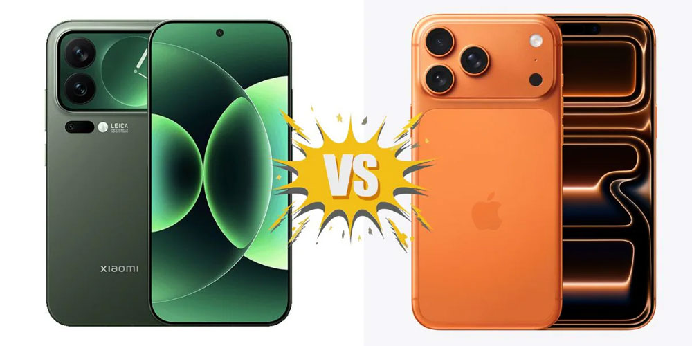 Xiaomi chef Lu Weibing jämför Xiaomi 17 Pro Max iPhone 17 Pro Max design kamera skal fodral skärmskydd