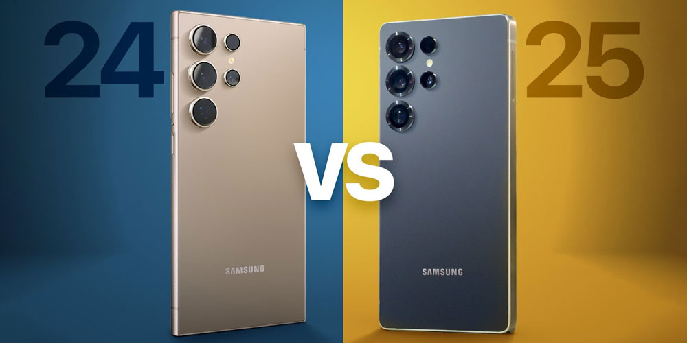 Galaxy S24 Ultra vs S25 Ultra jämförelse design processor kamera
