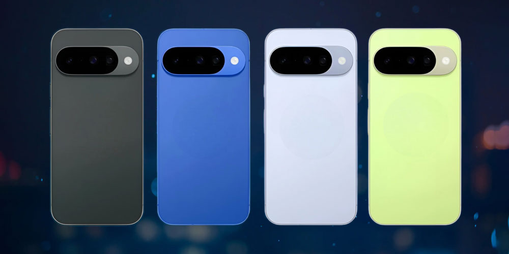 Google Pixel 10 officiella bilder trio design avslöjande