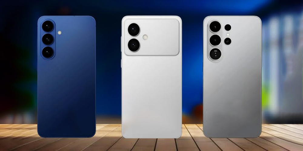Samsung Galaxy S26 familjen Pro Edge Ultra 2026 lineup design kamera skal fodral skärmskydd tillbehör
