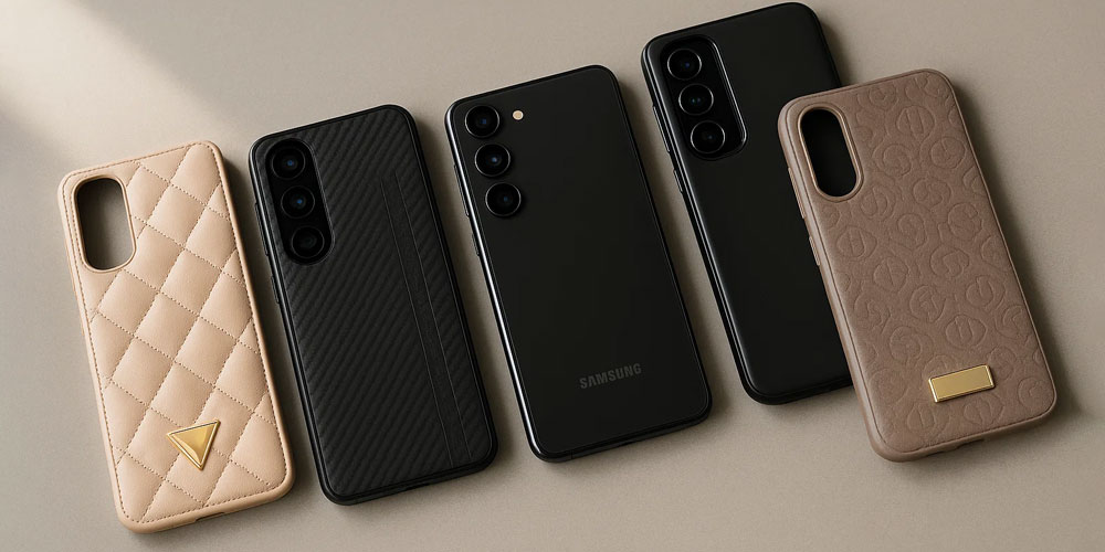 Galaxy S25 designerfodral modefodral premium lyx