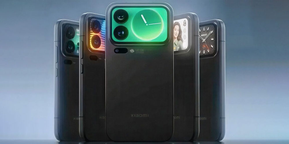 Xiaomi 17 Pro Magic Back Screen sekundär skärm videoteaser dual-display smartphone skal fodral skärmskydd tillbehör