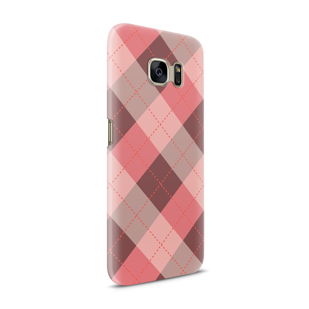 TheMobileStore Print Cases
Skal till Samsung Galaxy S7 - Rutig - Rosa/Grå
