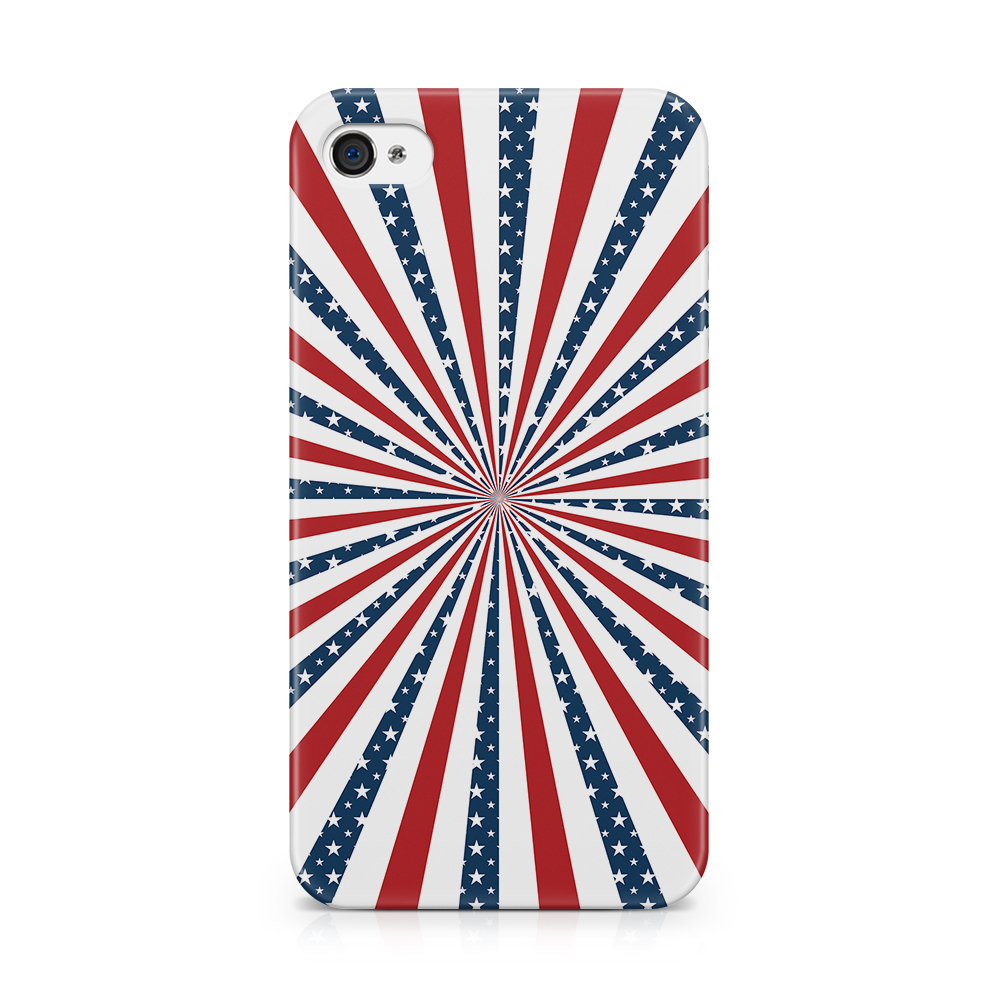 TheMobileStore Print Cases
Skal till Apple iPhone 4S - USA Stripes
