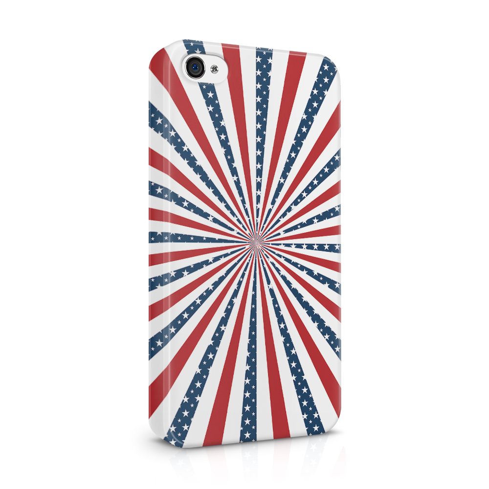 TheMobileStore Print Cases
Skal till Apple iPhone 4S - USA Stripes