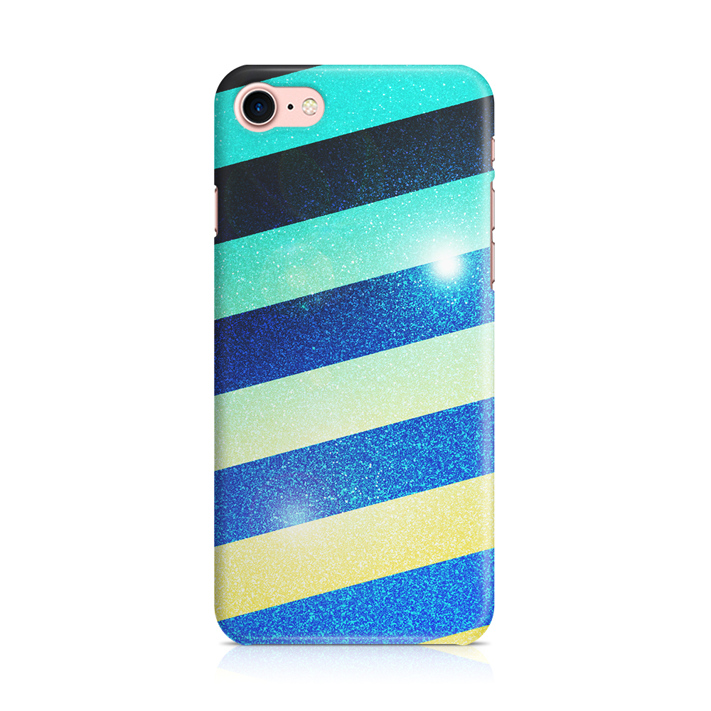 TheMobileStore Print Cases
Skal till Apple iPhone 7/8 - Striped Colorful Glitter